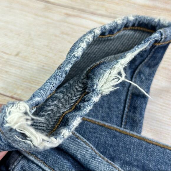 Agolde Toni Mid Rise Straight Leg Ankle Length Jeans - Picture 3 of 7